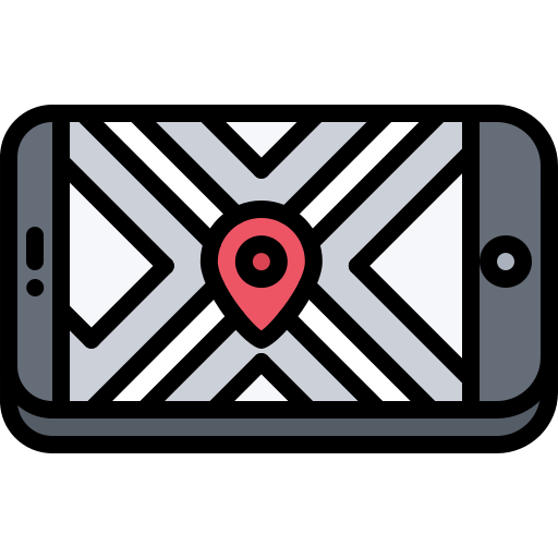 Location pin Coloring Color icon