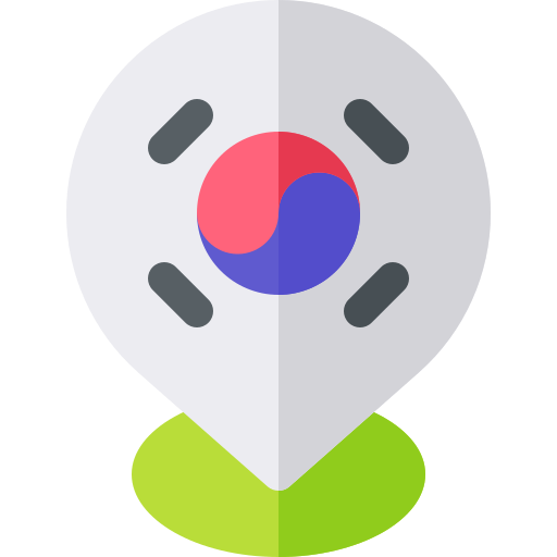 Корея Basic Rounded Flat иконка