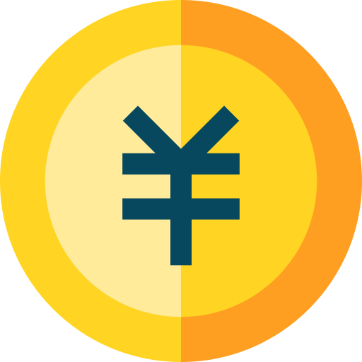 Yen Basic Straight Flat icono