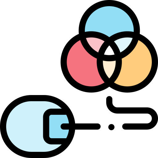 モード Detailed Rounded Lineal color icon
