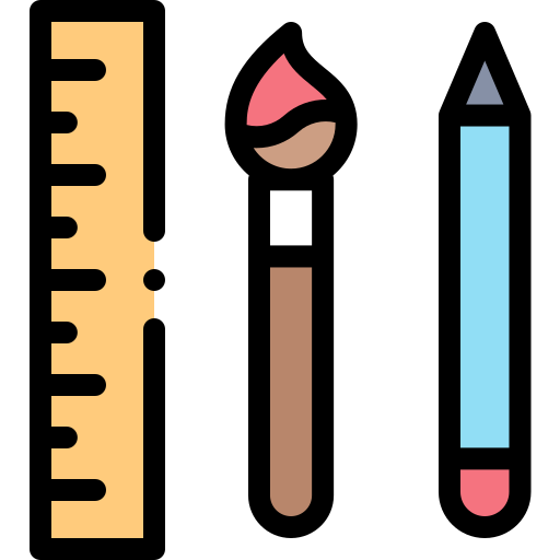 Edit tools Detailed Rounded Lineal color icon