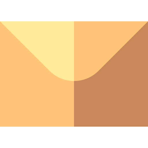 Envelope Basic Straight Flat Ícone