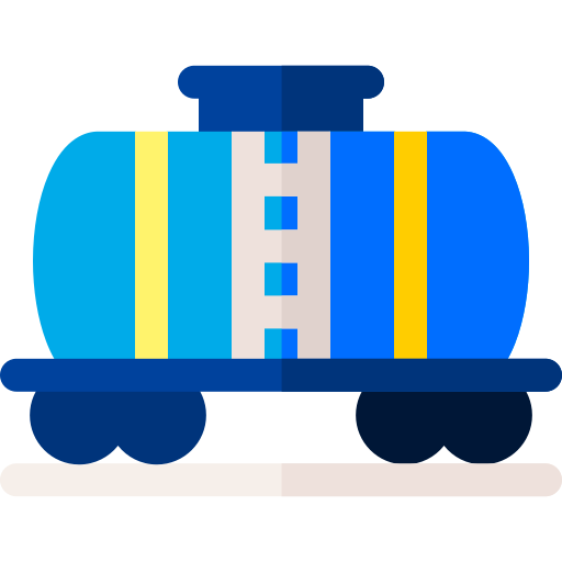 Tank wagon Basic Rounded Flat icon