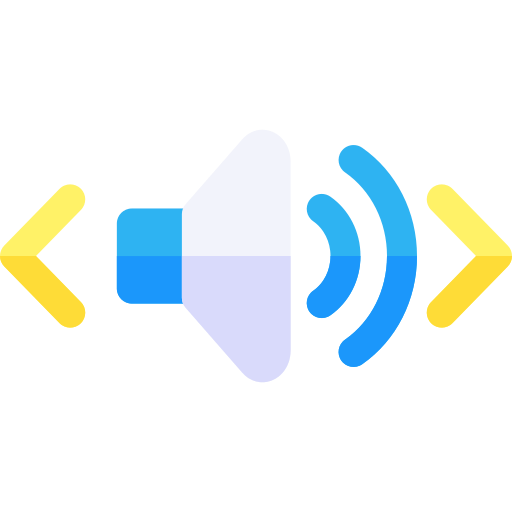 audio Basic Rounded Flat icona