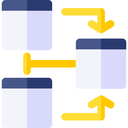 układ Basic Rounded Flat ikona