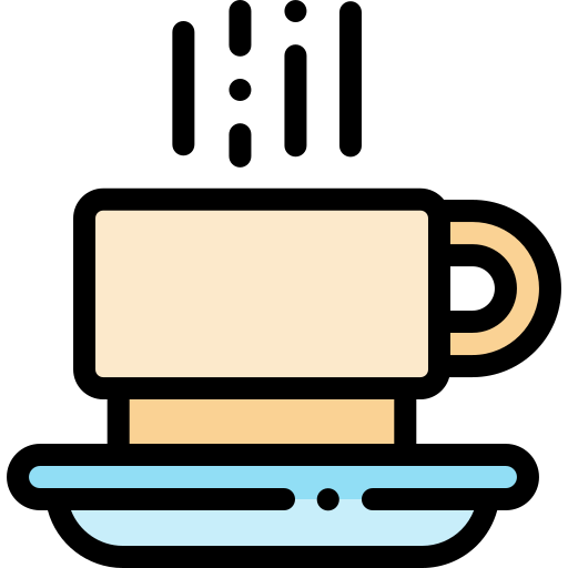 kaffeetasse Detailed Rounded Lineal color icon