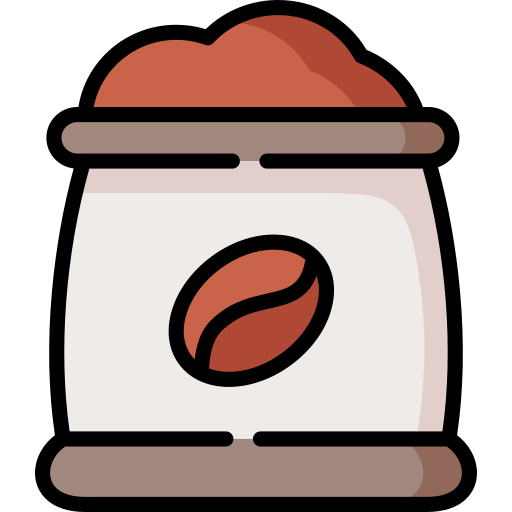 Bolsa de café Special Lineal color icono