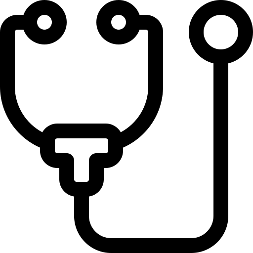 stetoscopio Basic Rounded Lineal icona