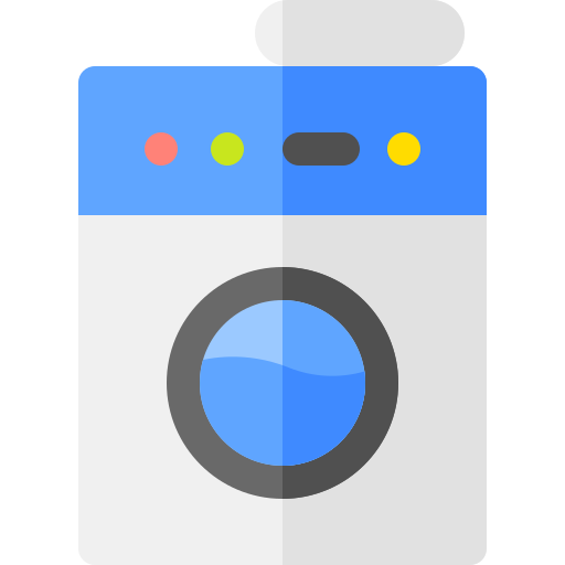 lavadora Basic Rounded Flat icono