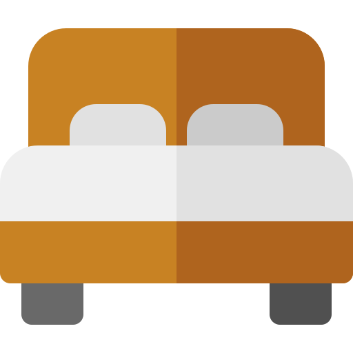 cama Basic Rounded Flat icono