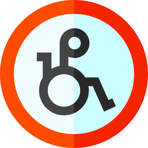 無効の標識 Basic Straight Flat icon