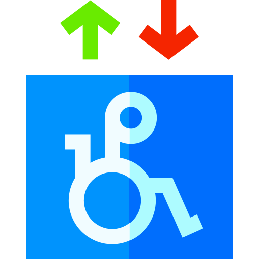 장애인 Basic Straight Flat icon