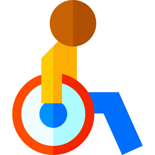 Discapacitado Basic Straight Flat icono