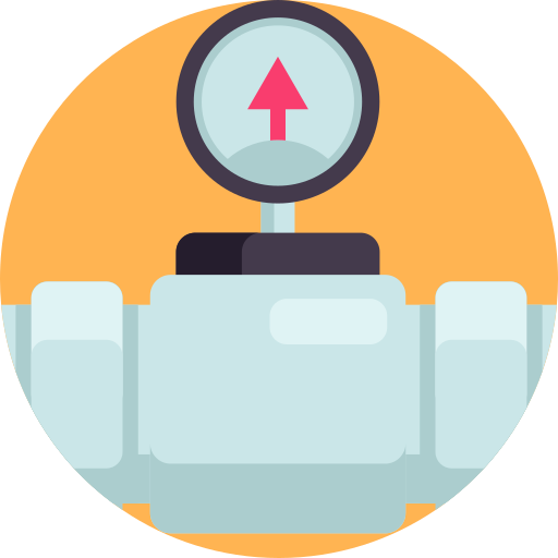 manometer Detailed Flat Circular Flat icon