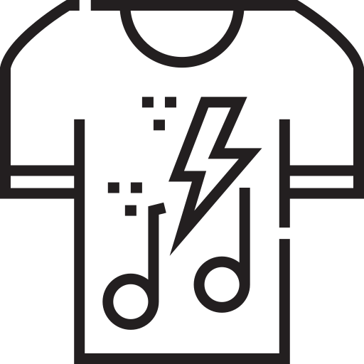 티셔츠 Detailed Straight Lineal icon
