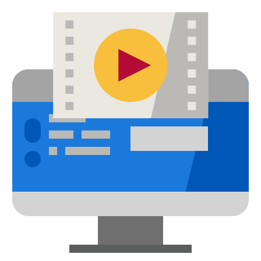ビデオ PMICON Flat icon