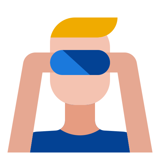 Realidad virtual PMICON Flat icono