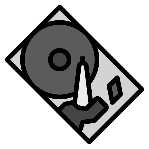 Hard disk PMICON Lineal color icon