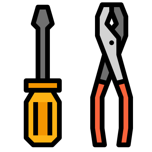 strumento di riparazione PMICON Lineal color icona