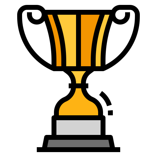 Trofeo PMICON Lineal color icono