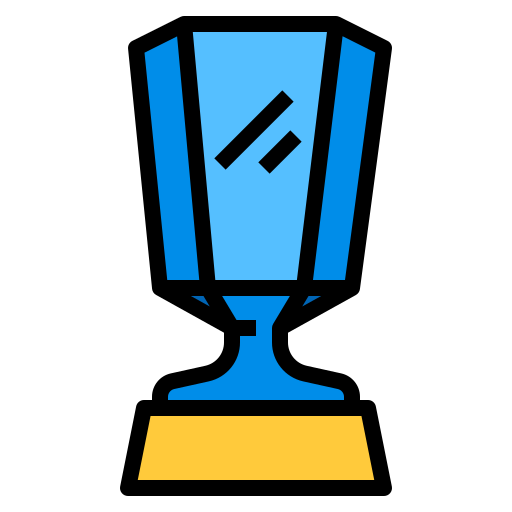 Trofeo PMICON Lineal color icono