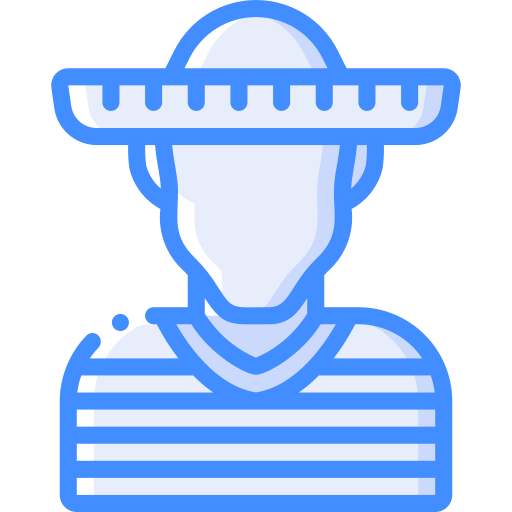 mexicain Basic Miscellany Blue Icône