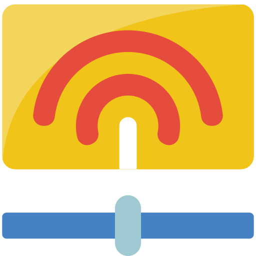 streaming Basic Miscellany Flat icon