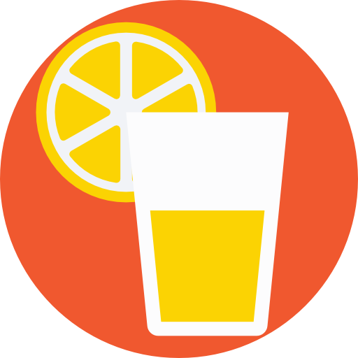 레몬 에이드 Prosymbols Flat icon