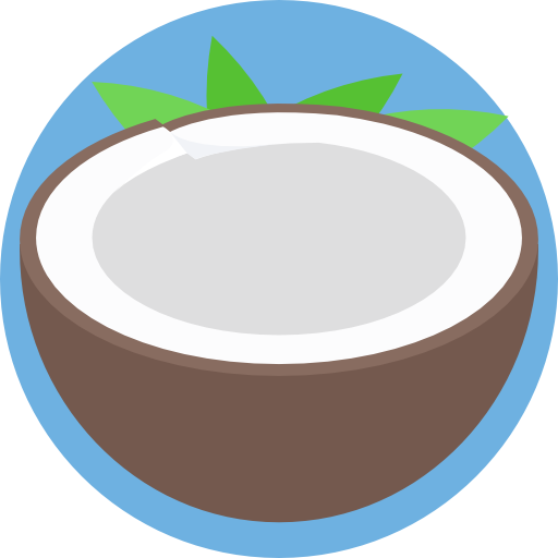 orzech kokosowy Prosymbols Flat ikona