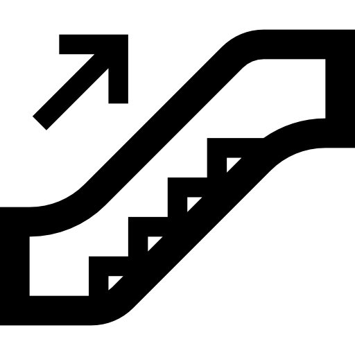 Escalator Arthur Shlain Lineal icon