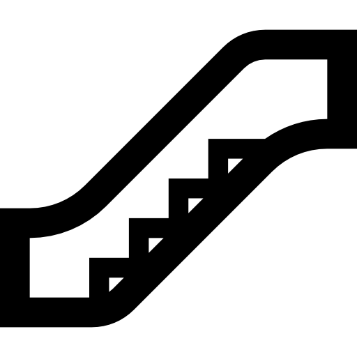 escalera mecánica Arthur Shlain Lineal icono