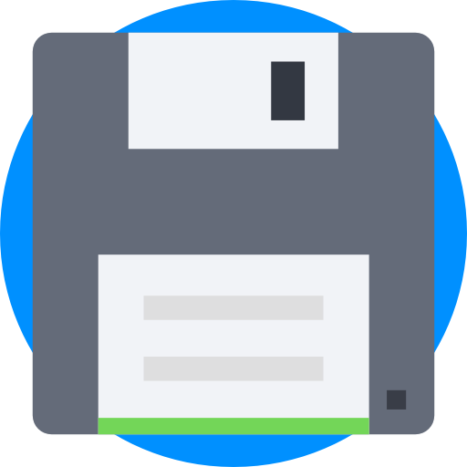 diskette Prosymbols Flat icon