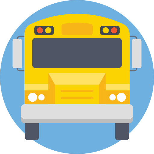 학교 버스 Prosymbols Flat icon