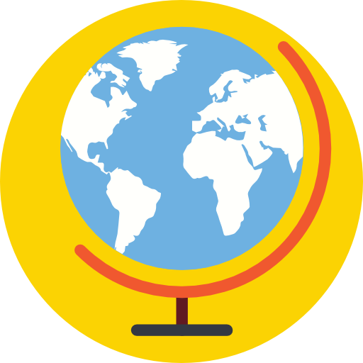 Earth globe Prosymbols Flat icon