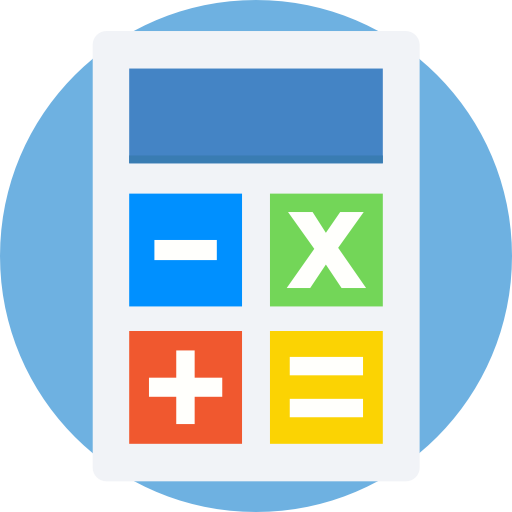 kalkulator Prosymbols Flat ikona