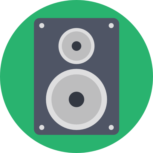 Speaker Prosymbols Flat icon