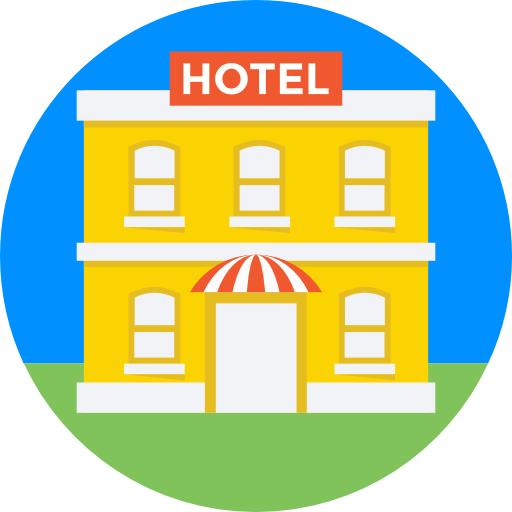 hotel Prosymbols Flat icoon