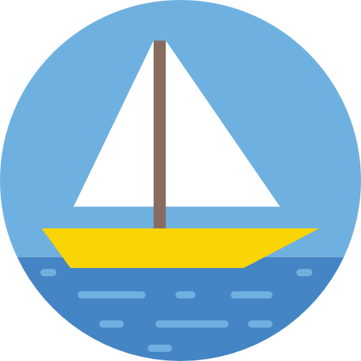 Sailboat Prosymbols Flat icon