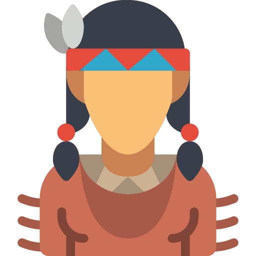 Native american Basic Miscellany Flat icon