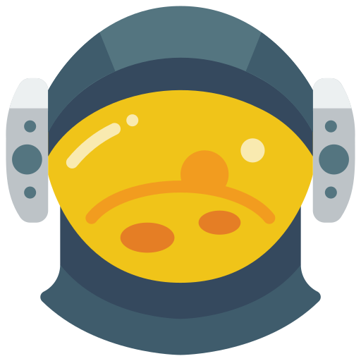 Astronaut Basic Miscellany Flat icon