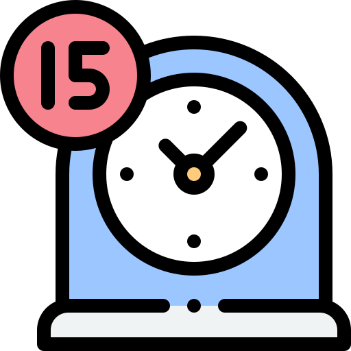 uhr Detailed Rounded Lineal color icon