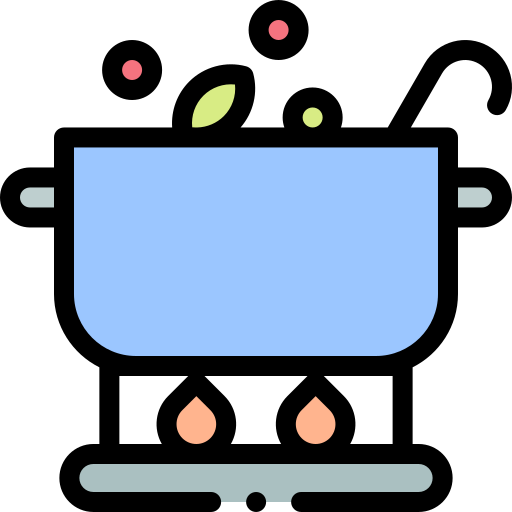 Cooking Detailed Rounded Lineal color icon