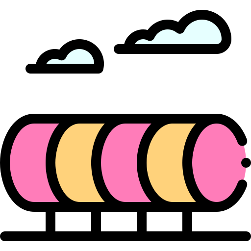 クロール Detailed Rounded Lineal color icon