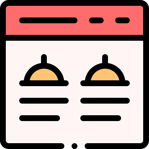 restaurant Detailed Rounded Lineal color icon