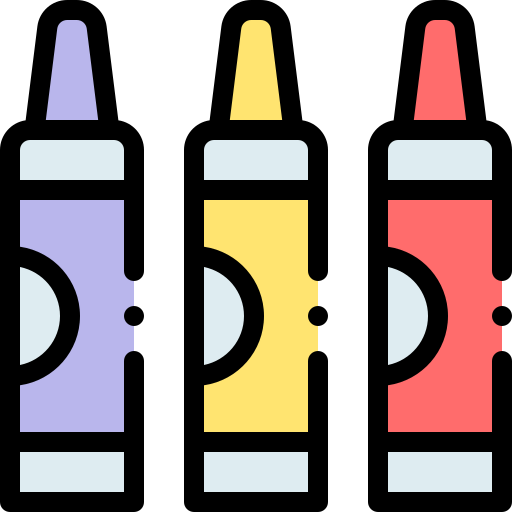 buntstifte Detailed Rounded Lineal color icon