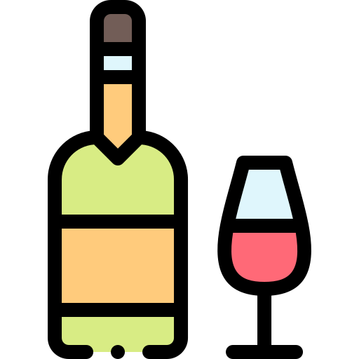 wein Detailed Rounded Lineal color icon