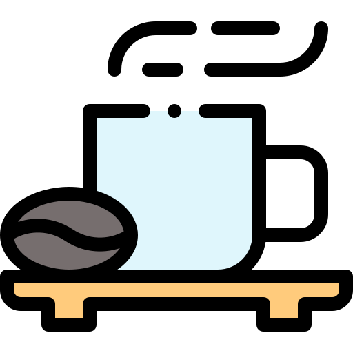 kaffeetasse Detailed Rounded Lineal color icon