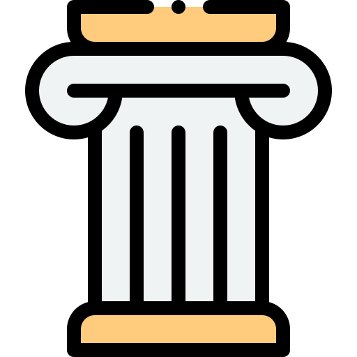 kolumna Detailed Rounded Lineal color ikona