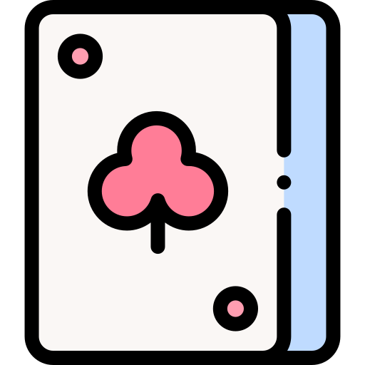 cartes de poker Detailed Rounded Lineal color Icône