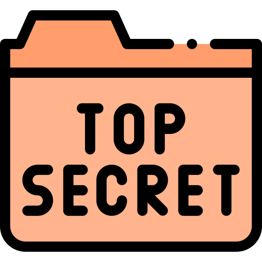 Top secret Detailed Rounded Lineal color icon